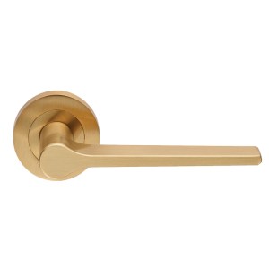 CARLISLE BRASSĀ® Velino Lever on Round Rose - Satin Brass