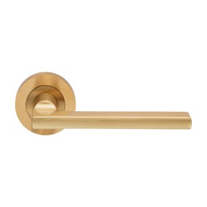 CARLISLE BRASSĀ® Trentino Lever on Rose - Satin Brass