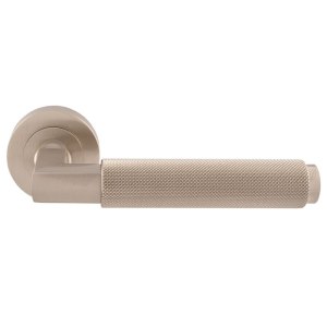 CARLISLE BRASSĀ® Terazzo Lever On Round Rose - Satin Nickel
