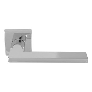 CARLISLE BRASS® Volta Lever On Concealed Fix Push-On Square Rose - Polished Chrome