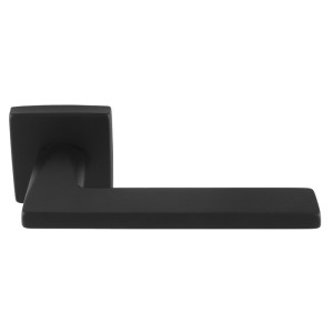 CARLISLE BRASS® Volta Lever On Concealed Fix Push-On Square Rose - Black