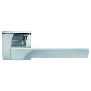 MANITAL® Flash Lever on Square Rose - Polished Chrome