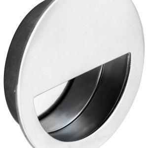 EUROSPECĀ® Circular Flush Pull - Polished Stainless Steel - 90mm