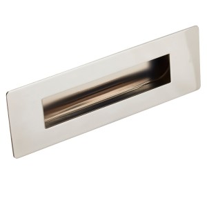 EUROSPECĀ® Steelworx Rectangular Flush Pull - Polished Stainless Steel - 60mm