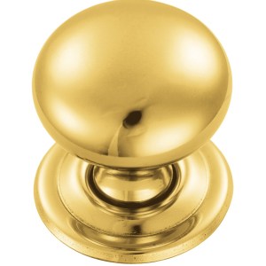CARLISLE BRASSĀ® Hollow Victorian Knob 32mm - Polished Brass