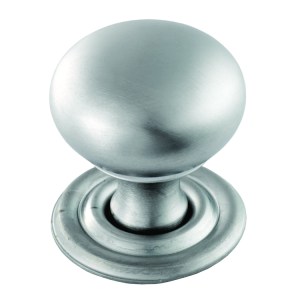 CARLISLE BRASSĀ® Hollow Victorian Knob 32mm - Satin Chrome