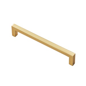 CARLISLE BRASSĀ® Block Handle - Satin Brass - 160mm c/c