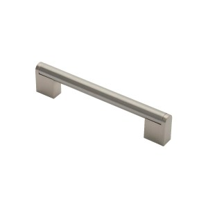 CARLISLE BRASSĀ® Bar Handle 128mm - Satin Nickel/Stainless Steel
