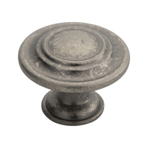 CARLISLE BRASSĀ® Traditional Pattern Knob 34mm - Pewter