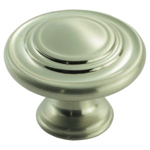 CARLISLE BRASSĀ® Traditional Pattern Knob 34mm - Satin Nickel