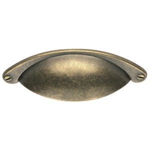 CARLISLE BRASSĀ® Cup Pattern Handle 64mm - Antique Brass