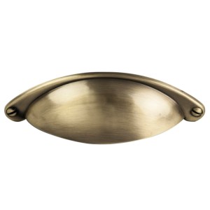CARLISLE BRASSĀ® Cup Pattern Handle 64mm - Antique Burnished Brass