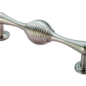 CARLISLE BRASSĀ® Reeded Handle - Satin Nickel - 151mm - 128mm c/c