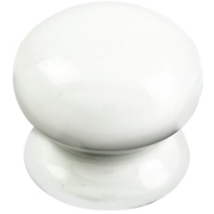 CARLISLE BRASSĀ® Porcelain Knob 30mm - White