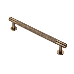 CARLISLE BRASSĀ® FTD Knurled Pull Handle 160mm c/c - Antique Brass