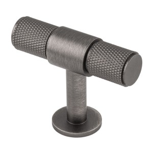 CARLISLE BRASSĀ® Knurled T-bar Knob - Anthracite