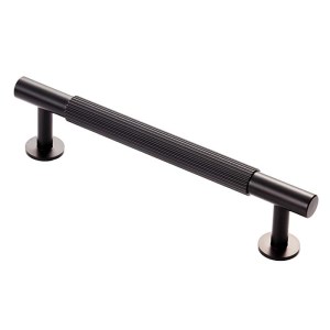 CARLISLE BRASSĀ® Lines Pull Handle 128mm c/c - Black
