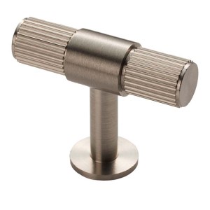 CARLISLE BRASSĀ® Lines T-Bar Knob - Satin Nickel