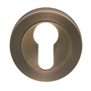 CARLISLE BRASSĀ® Euro Profile escutcheon - Antique Brass