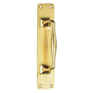 CARLISLE BRASSĀ® Cast Pull Handle - Polished Brass - 305mm x 63mm