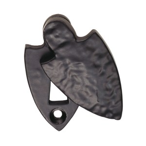 CARLISLE BRASS® Shield Covered Escutcheon - Black Antique - 58 x 31mm