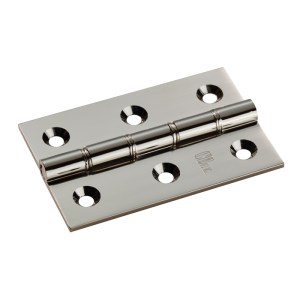 CARLISLE BRASSĀ® Double Phosphor Bronze Washered Butt Hinge - Polished Nickel - 76 x 50 x 2.5mm