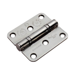 EUROSPECĀ® Enduro Grade 11 Ball Bearing Hinge Radius - Polished Stainless Steel - 76 x 67 x 2.5mm