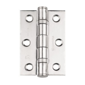 EUROSPECĀ® Grade 7 Ball Bearing Hinge - Polished Stainless Steel - 76 x 51 x 2mm