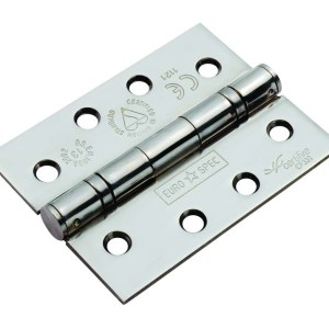 EUROSPECĀ® Enduro Grade 13 Ball Bearing Hinge - Polished Stainless Steel - 102 x 76 x 2.5mm