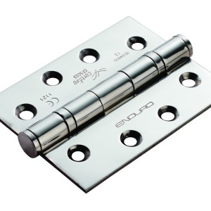 EUROSPECĀ® Enduro Grade 13 Ball Bearing P Hinge (Pack of 3) - Polished Stainless Steel - 102 x 76 x 3mm