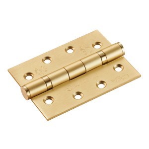 EUROSPECĀ® Grade 13 Ball Bearing P Hinge Square - Satin Brass - 102 x 76 x 3mm