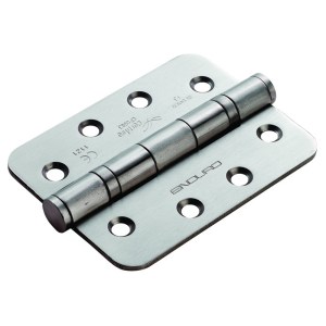 EUROSPECĀ® Enduro Grade 13 Ball Bearing P Hinge Radius - Satin Stainless Steel - 102 x 76 x 3mm