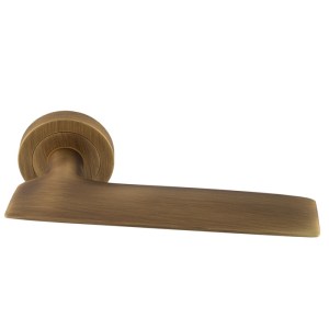 MANITALĀ® Manital Hygge due Lever on Round Rose - Antique Brass