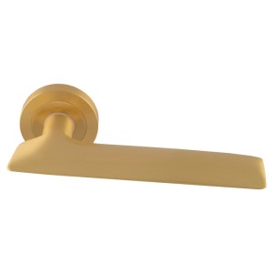 MANITALĀ® Manital Hygge due Lever on Round Rose - Satin Brass