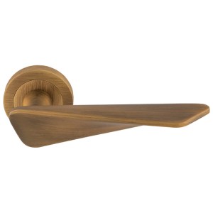 MANITALĀ® Manital Intona Lever on Round Rose - Antique Brass