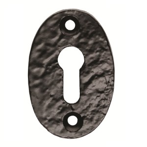 CARLISLE BRASS® Oval Shape Escutcheon - Black Antique - 34 x 51mm