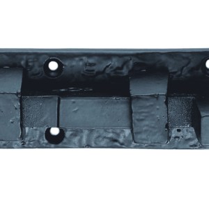 CARLISLE BRASSĀ® Cranked Door Bolt 214mm - Black Antique