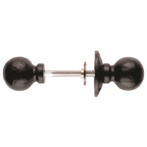 CARLISLE BRASSĀ® Ball Rim Knob Furniture - Black Antique - 60 x 45mm