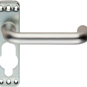 EUROSPECĀ® Safety Lever on a Inner Backplate - Satin Aluminium - 19mm