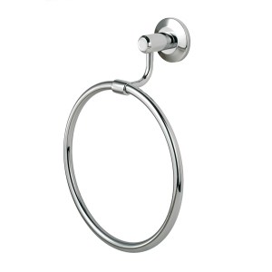 CARLISLE BRASSĀ® Tempo Towel Ring - Polished Chrome - 170 x 225 x 85mm
