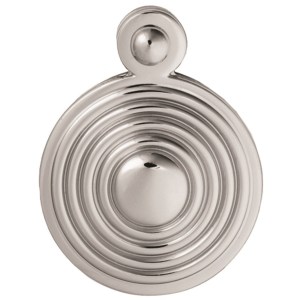 CARLISLE BRASSĀ® Queen Anne Covered Escutcheon - Polished Chrome - 32mm