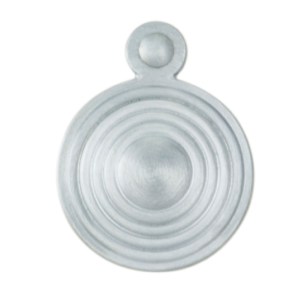 CARLISLE BRASSĀ® Queen Anne Covered Escutcheon - Satin Chrome - 32mm