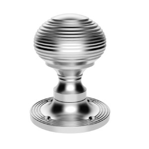 CARLISLE BRASSĀ® Queen Anne Mortice Knob - Satin Chrome - 57mm