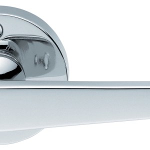 CARLISLE BRASSĀ® Victorian Lever on Round Rose - Polished Chrome - 57mm