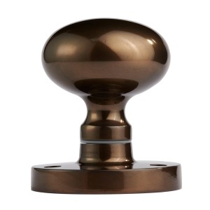 CARLISLE BRASSĀ® Mushroom Mortice Knob - Dark Bronze Matt - 61mm