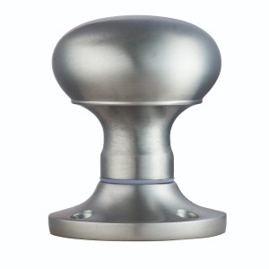 CARLISLE BRASSĀ® Mushroom Mortice Knob (Unsprung) - Satin Chrome - 56mm