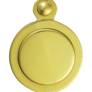 CARLISLE BRASSĀ® Covered Escutcheon - Polished Brass - 32mm
