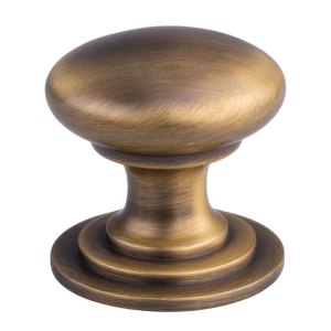 CARLISLE BRASSĀ® Victorian Cupboard Knob 42mm - Antique Brass