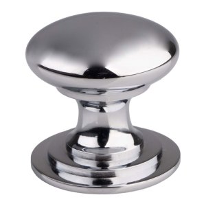CARLISLE BRASSĀ® Victorian Cupboard Knob 50mm - Polished Chrome