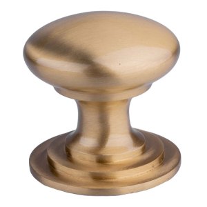 CARLISLE BRASSĀ® Victorian Cupboard Knob 50mm - Satin Brass